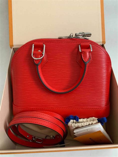 red alma bb louis vuitton|louis vuitton alma bb outfits.